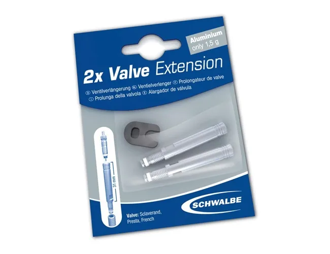 Schwalbe Valve Extenders Set of 2, 30 mm