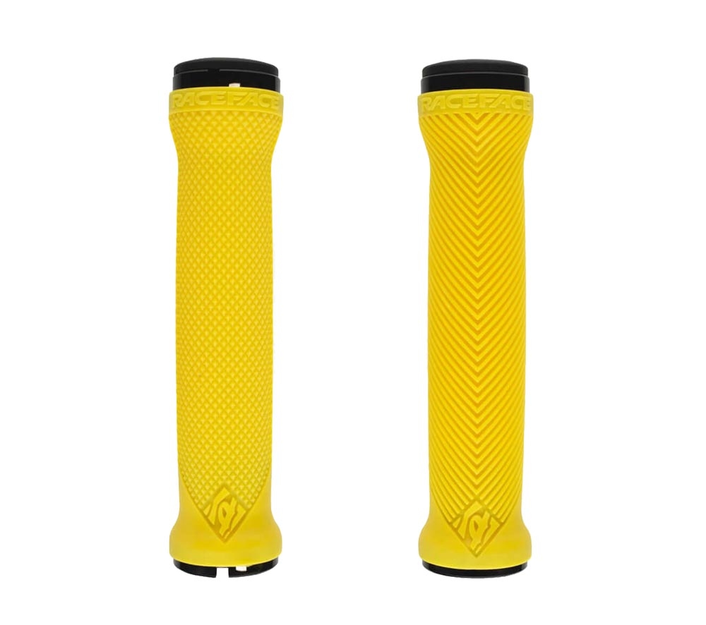 Race Face Love Handle Lock On Handlebar Grips 28–33 mm Colour: yellow