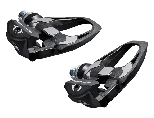 Shimano DURA-ACE SPD-SL PD-R9100-E Pedals Carbon 4 mm longer axle incl. SM-SH12