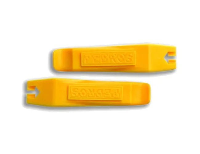 Pedros Tyre Lever Pair, yellow, 2 pieces