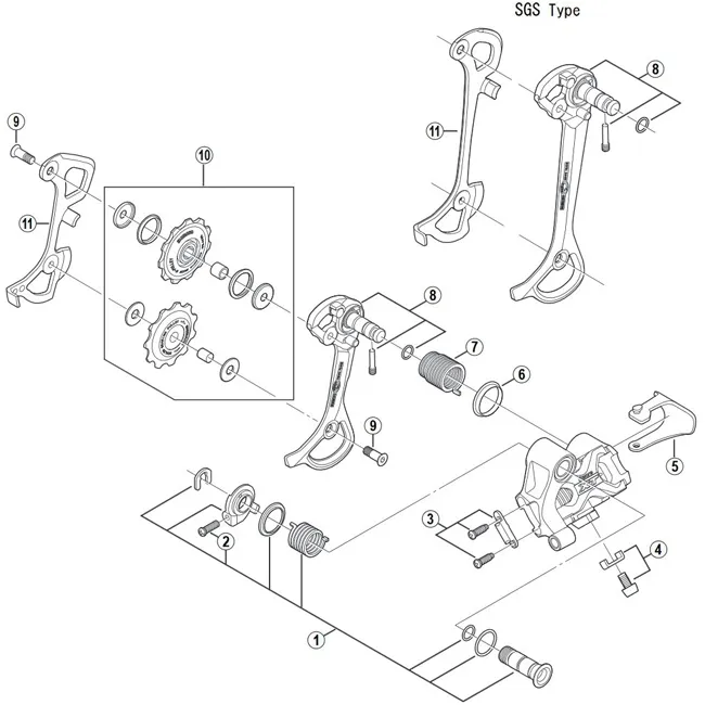 Shimano Ultegra RD-6700 / RD-M770 / RD-M771 Rear Derailleur Spare Part | Cable Clamp Screw + Plate - Remaining Stock