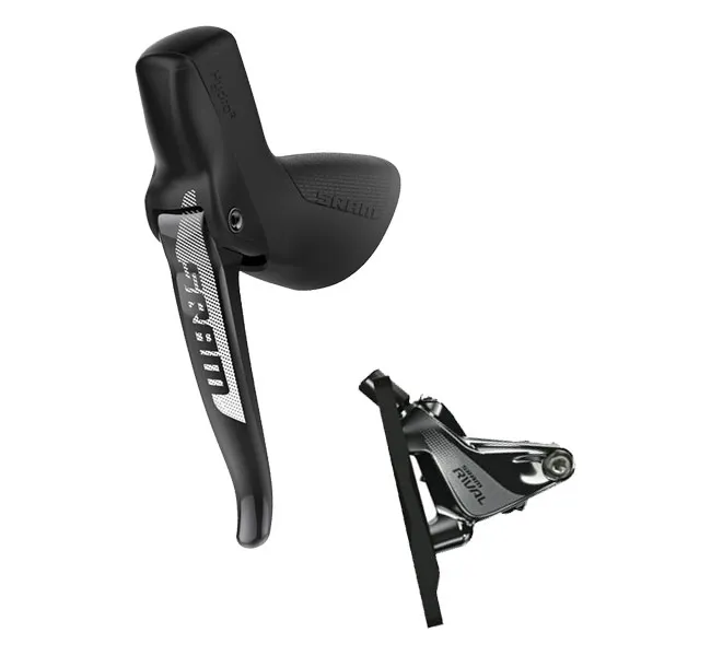 Sram Rival 1 disc brake lever, left, 95cm cable, flat mount