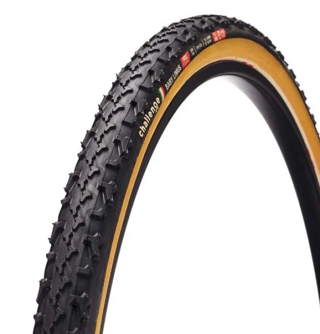 Challenge Baby Limus Pro Cross Tyre 300 TPI handmade clincher 33x622 black-brown
