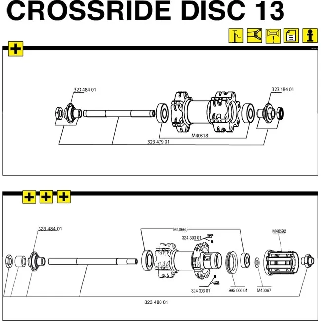 Mavic Hub Bearing Type 6001 | Front Wheel | 12x28x8mm Set of 2