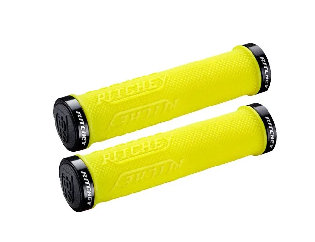 Ritchey WCS Locking Truegrip X Handlebar Grips, Colour: Yellow