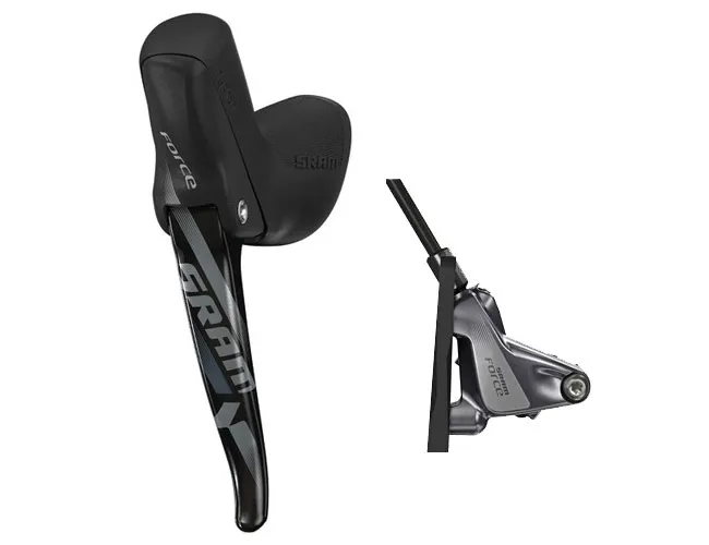 Sram Force 1 Disc Brake Lever + Disc Brake Flat Mount 95 cm Cable