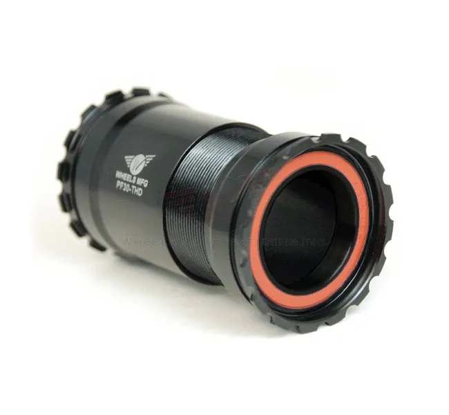 Wheels MFG Bottom Bracket Pressfit30 - BBRight Outboard Zero Ceramic | 30 mm axle, press-fit dimensions 46x68-79 mm