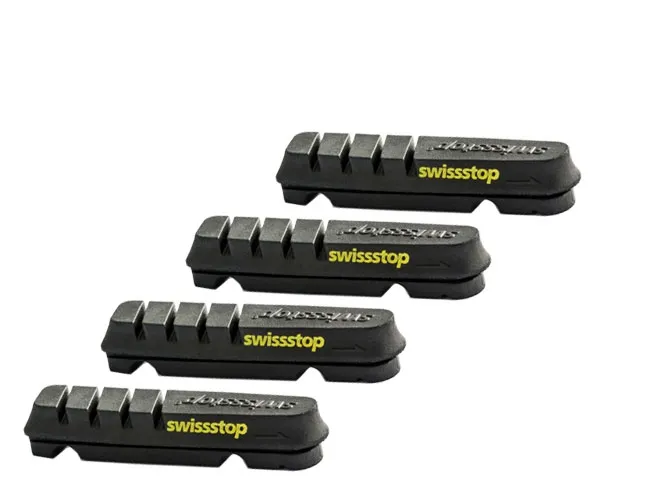 SwissStop Flash Evo Black Prince Road Shim/Sram Brake Pads, 2 pairs