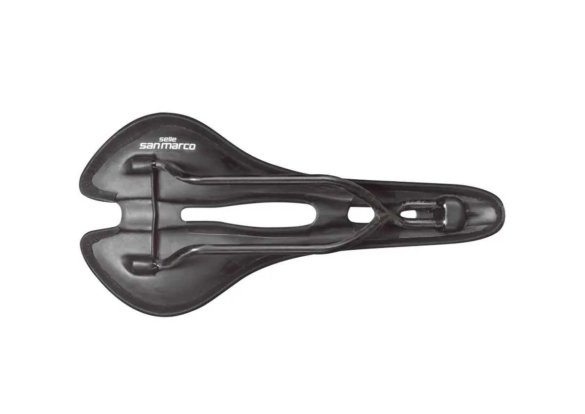 Selle San Marco Aspide Superleggera Open Saddle L2 Wide Black Carbon Frame