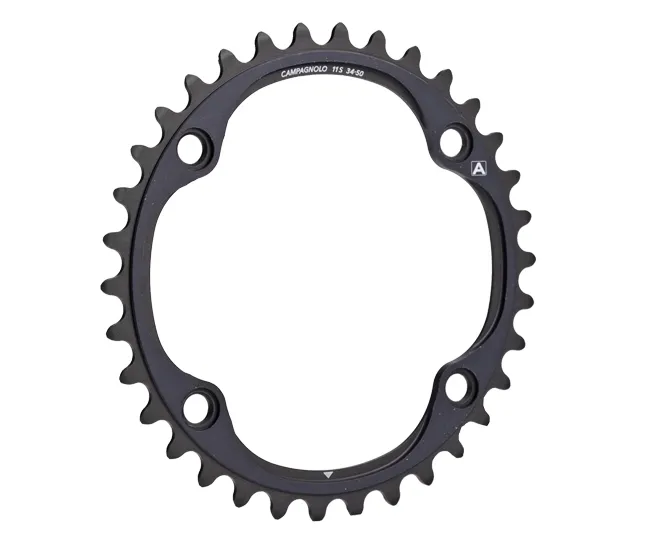 Campagnolo Centaur 11s chainring, 34 teeth, 4-arm, chainline 112, black