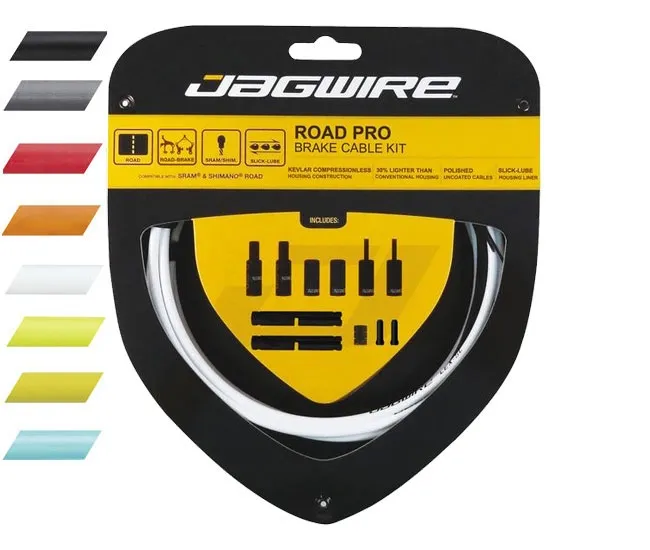 Jagwire Road Pro Brake Cable Set, Green
