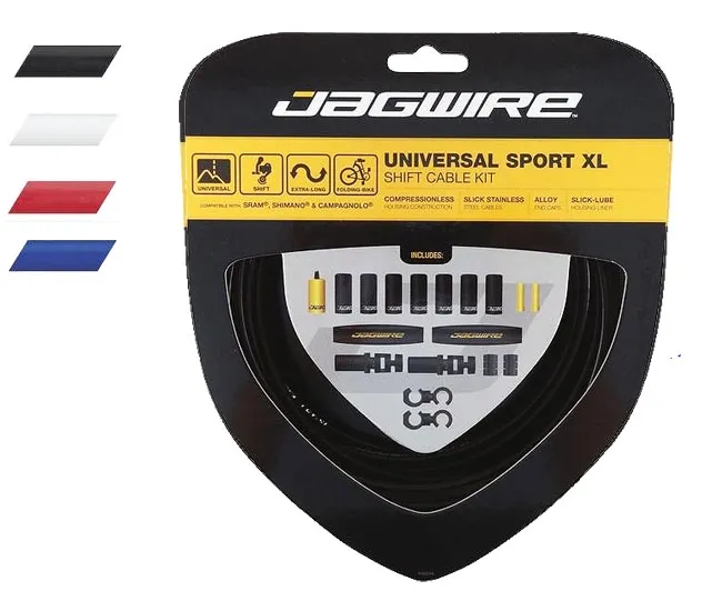 Jagwire Universal Sport XL shift cable set, white