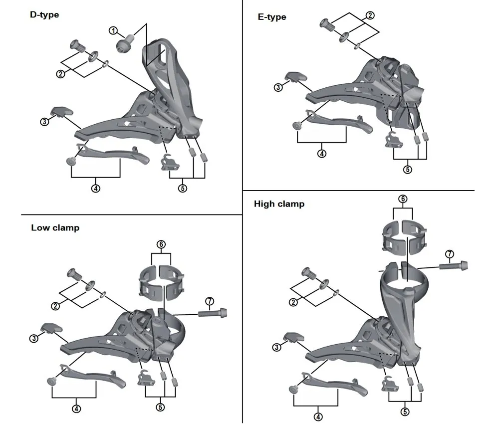Shimano Deore XT FD-M8020/25 front derailleur spare part | Chain catcher