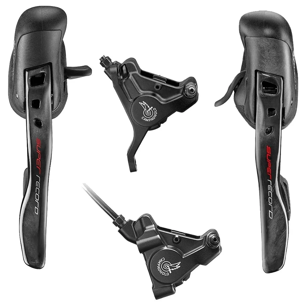 Campagnolo Super Record EPS Disc Ergopower Disc Set 12x2-speed + Flat Mount Disc Brakes