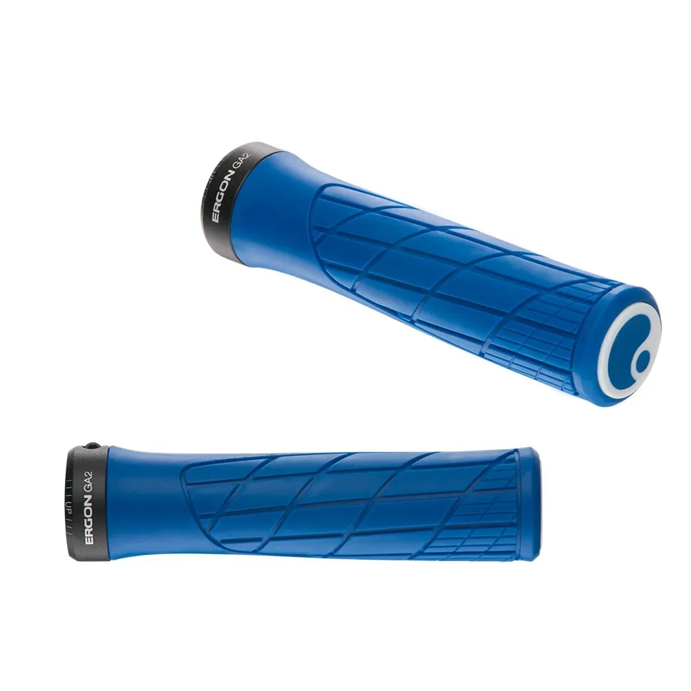 Ergon GA2 Lock-On Handlebar Grips 30mm Midsummer Blue