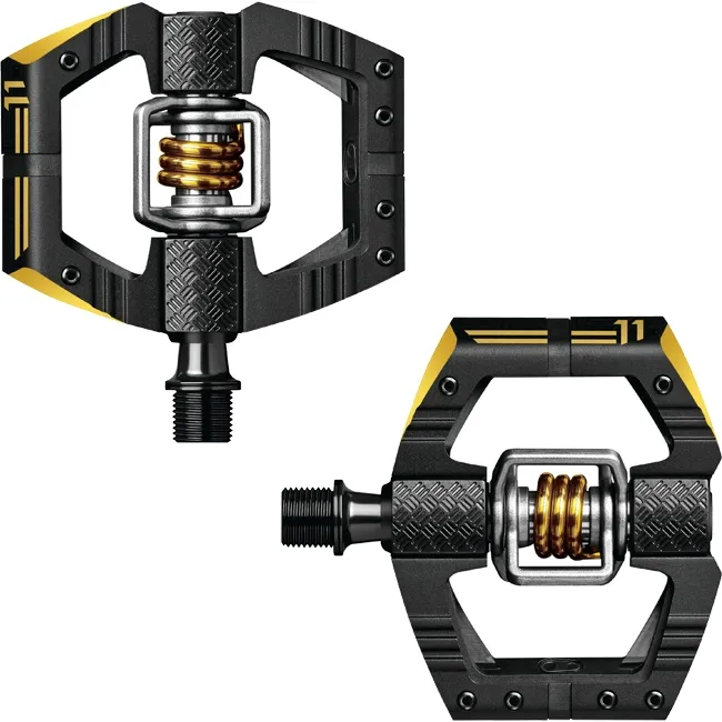 Crankbrothers Mallet Enduro 11 Pedal black-gold incl. cleats