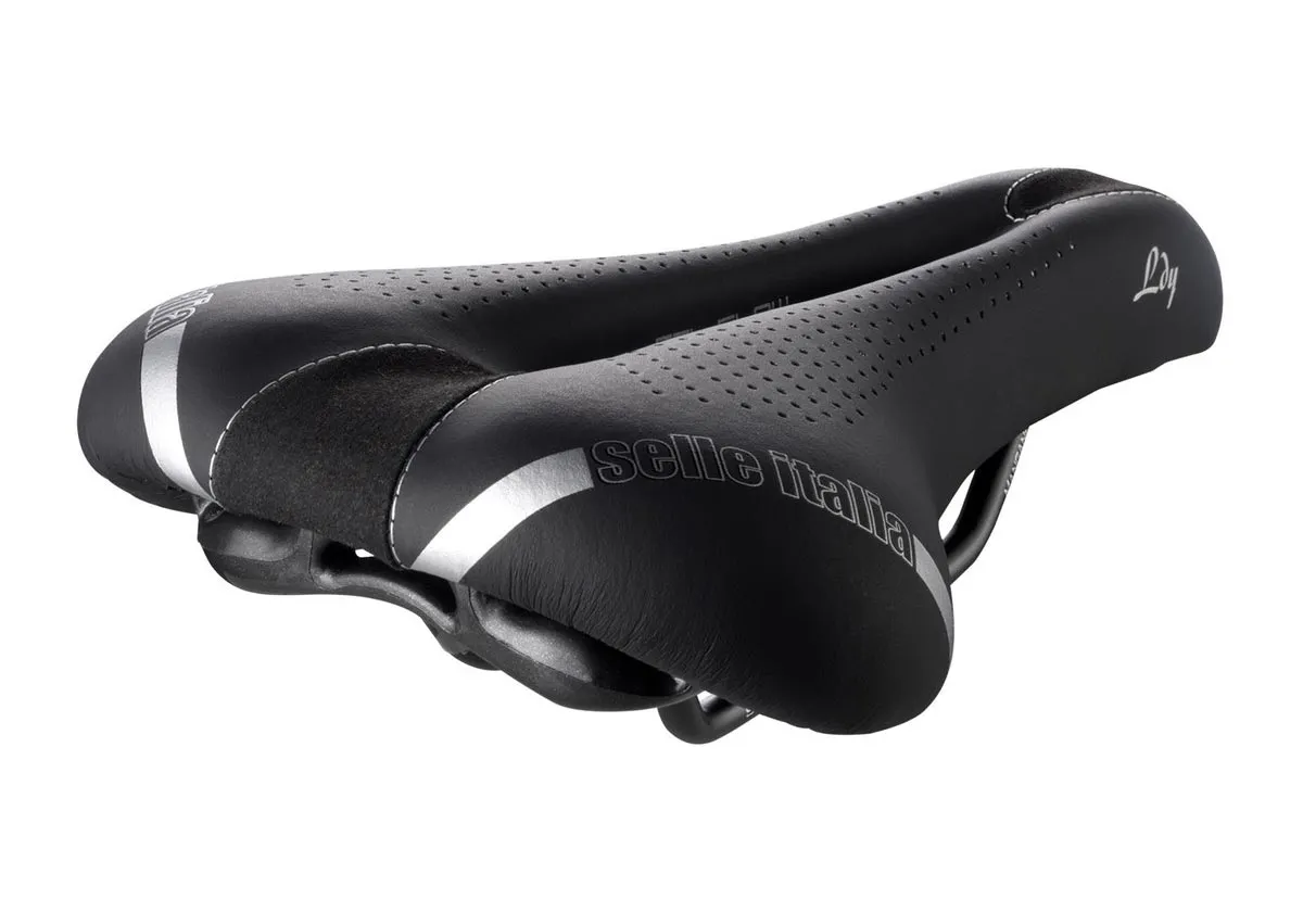 Selle Italia Lady Gel TM Flow Saddle, L2, width 160 mm, black steel frame