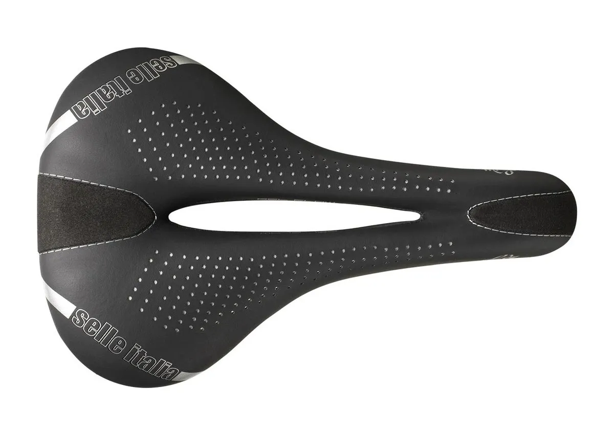 Selle Italia Lady Gel TM Flow Saddle, L2, width 160 mm, black steel frame