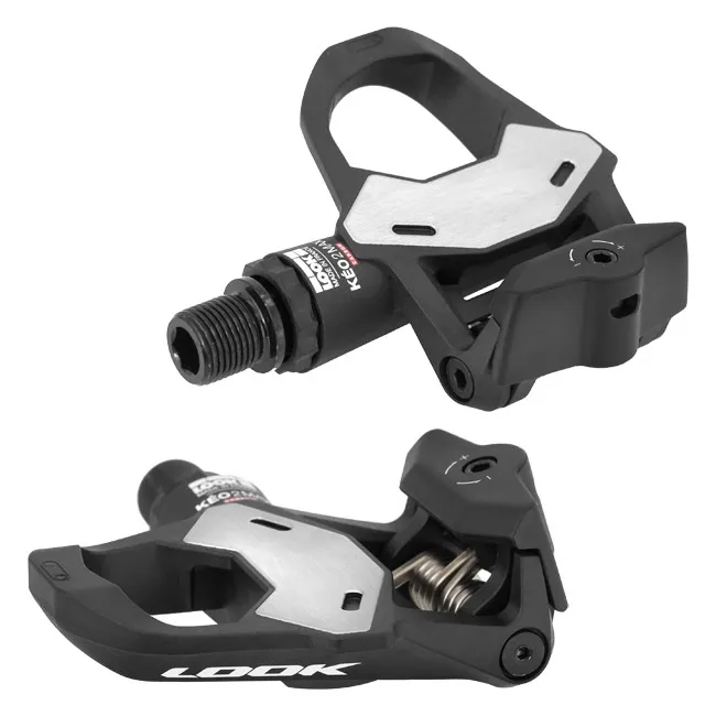 Look Keo 2 Max Carbon Pedals, black, including Keo Grip cleats