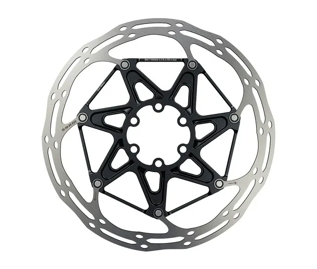 Sram Centerline X brake disc, 6-bolt, two-piece, rounded, 160 mm, titanium bolts