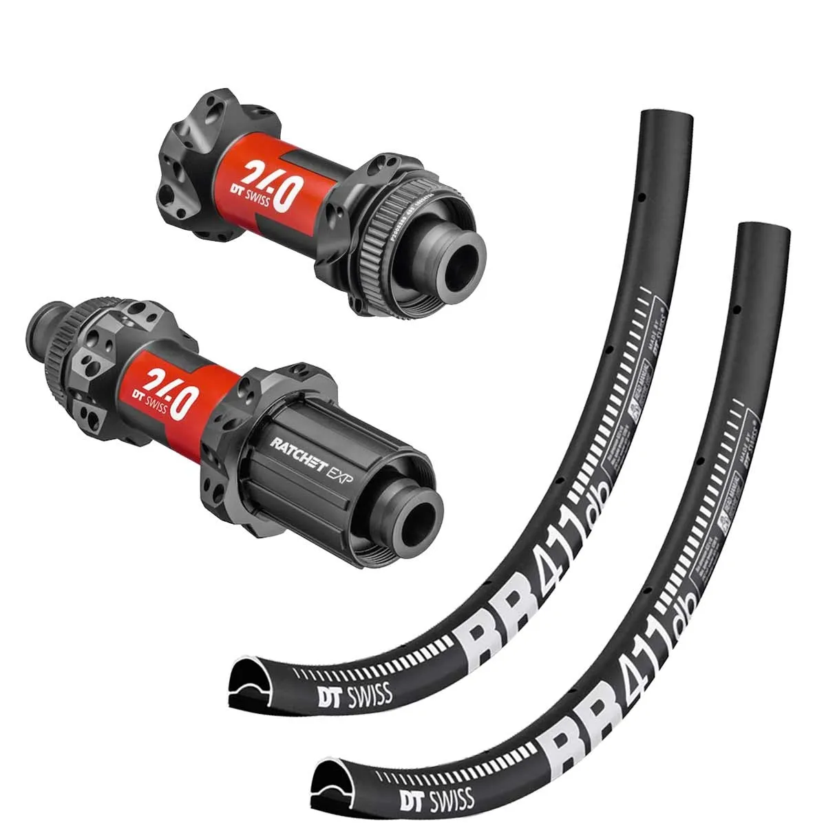 DT Swiss 240 EXP Straightpull Disc Centerlock wheelset + DT Swiss RR 411 DB rims | built by TNC