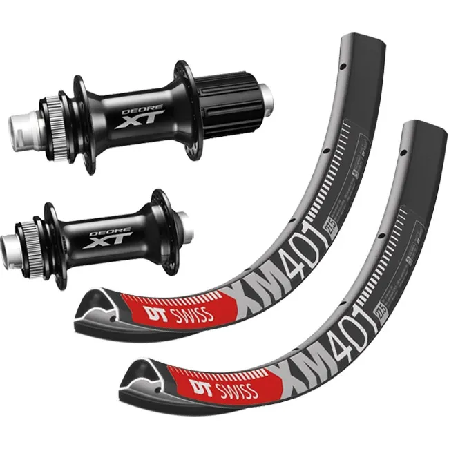 27.5-inch MTB wheelset: Shimano XT M8010 Boost hubs + DT Swiss XM 401 Disc rims | built by TNC