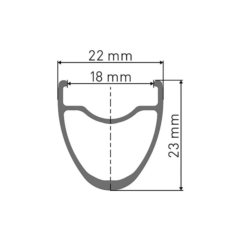 Spare parts: DT Swiss PR 1600 Spline DB 23 Front Wheel Disc CL