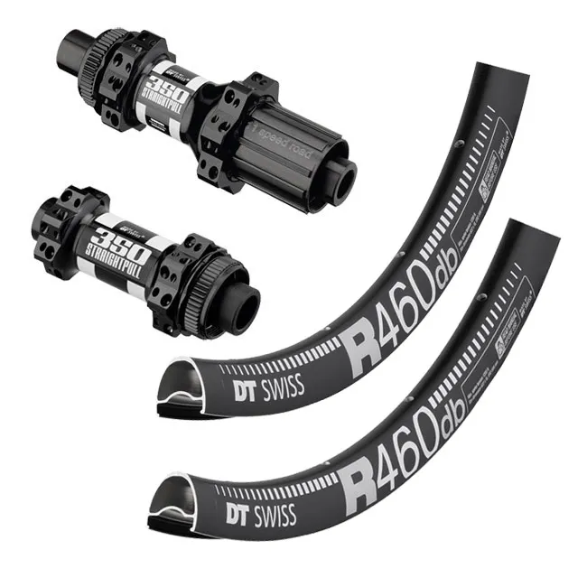 DT Swiss 350 Straightpull Centerlock wheelset + DT Swiss R 460 DB rims