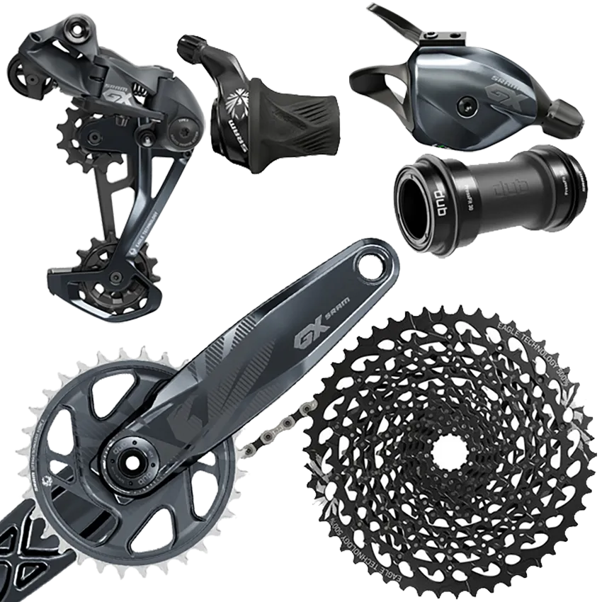 Sram GX Eagle Groupset DUB 12x1-speed Lunar Complete