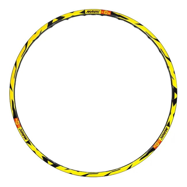 Mavic Deemax DH Rear Wheel Rim 27.5 inch black-yellow 28-hole 2018 model