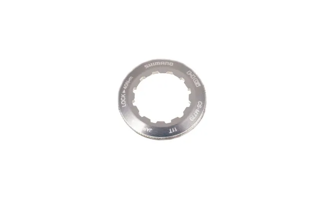 Shimano Deore XT CSM-770 9-speed cassette – lockring with spacer ring