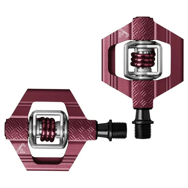 Crankbrothers Candy 3 Pedals, dark red, including cleats