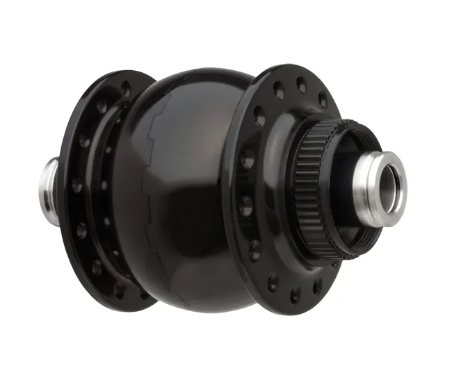 Schmidt SON 28 12 Disc Centerlock Hub Dynamo, black, 36-hole