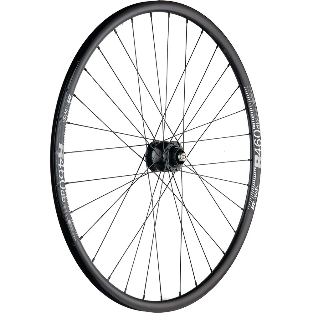 Schmidt SONdelux front wheel hub dynamo, disc, centre lock, SSP – DT Swiss R460 disc rim