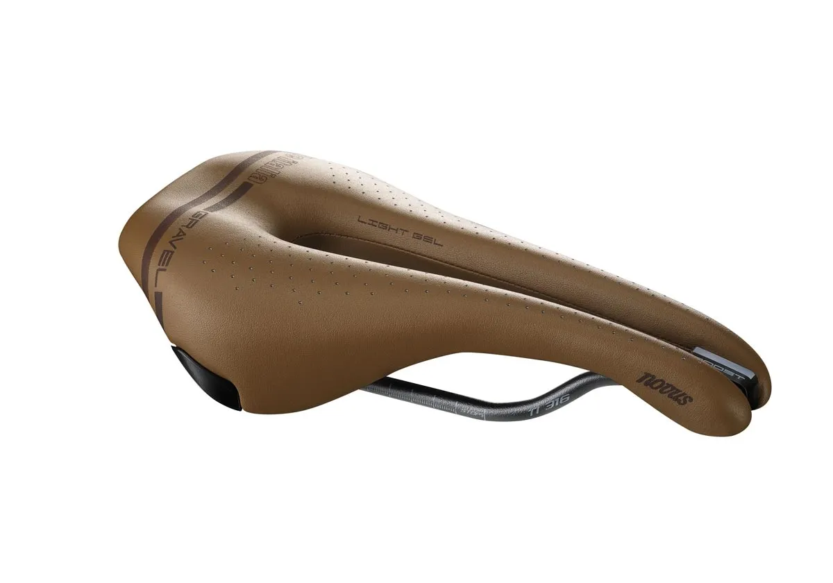 Selle Italia Novus Boost Gravel Heritage Saddle Ti316 Superflow S3 Brown