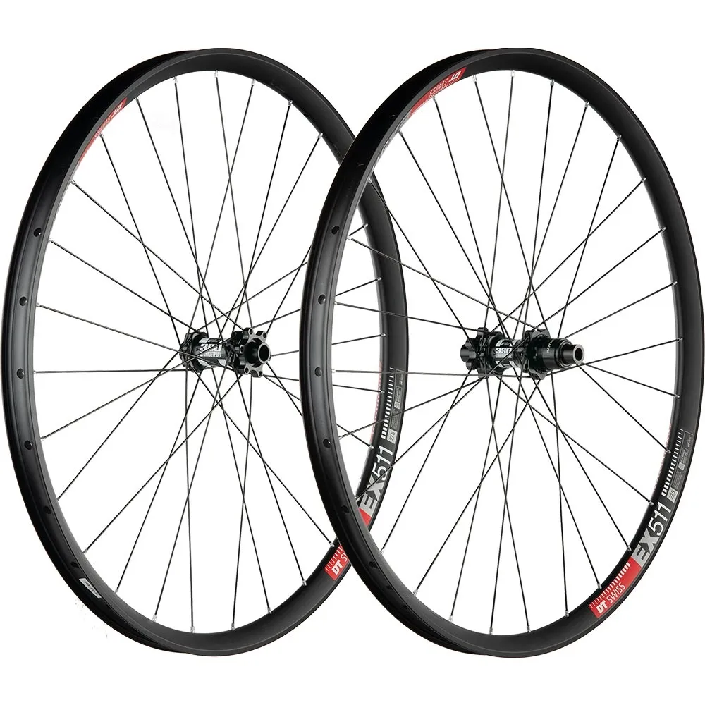27.5-inch MTB wheelset DT Swiss 350 Straightpull hubs Disc 6-bolt + DT Swiss EX 511 rims | built by TNC