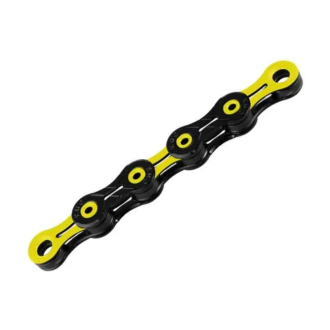 KMC Chain DLC11 incl. Link 11-speed 118 links black-yellow