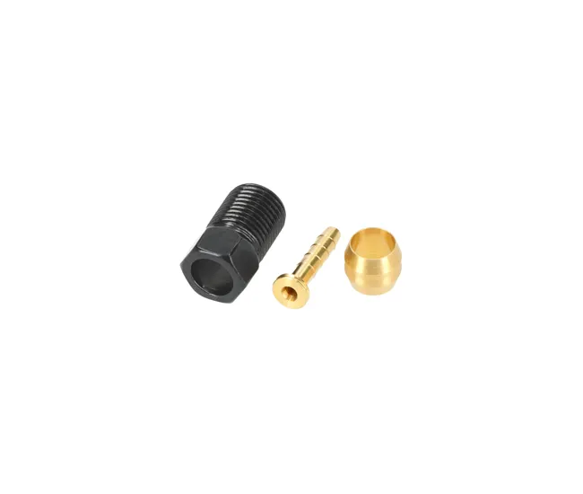 Shimano cable connector clamping screw – olive – gold pin SH BH 59