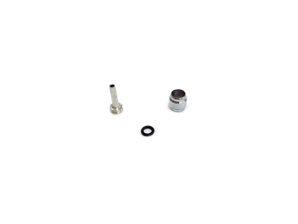 Formula DOT hose fitting kit with ferrule + press-fit nipple + O-ring