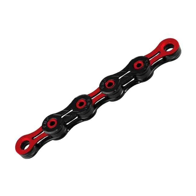 KMC Chain DLC10 black - red 116 links 10-speed incl. link