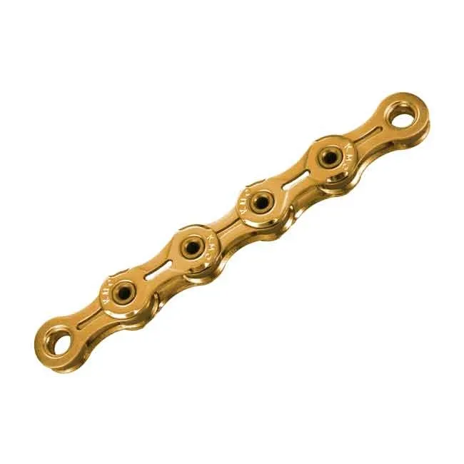 KMC X10 SL TI-N Gold 10-speed chain, 114 links, including connecting link