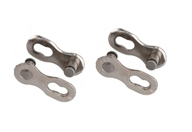 KMC MissingLink 7/8R EPT chain lock, silver, for 7- and 8-speed, 2 sets