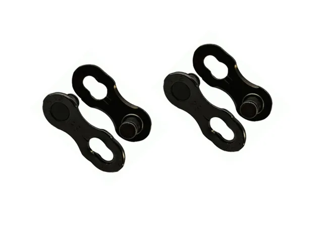 KMC MissingLink 12NR DLC Black Chain Lock for 12-speed chains, 2-pack
