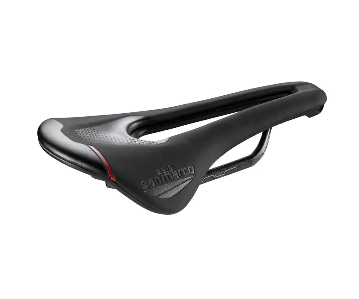 Selle San Marco ShortFit 2.0 Carbon FX Saddle Narrow S3 Black Carbon Frame