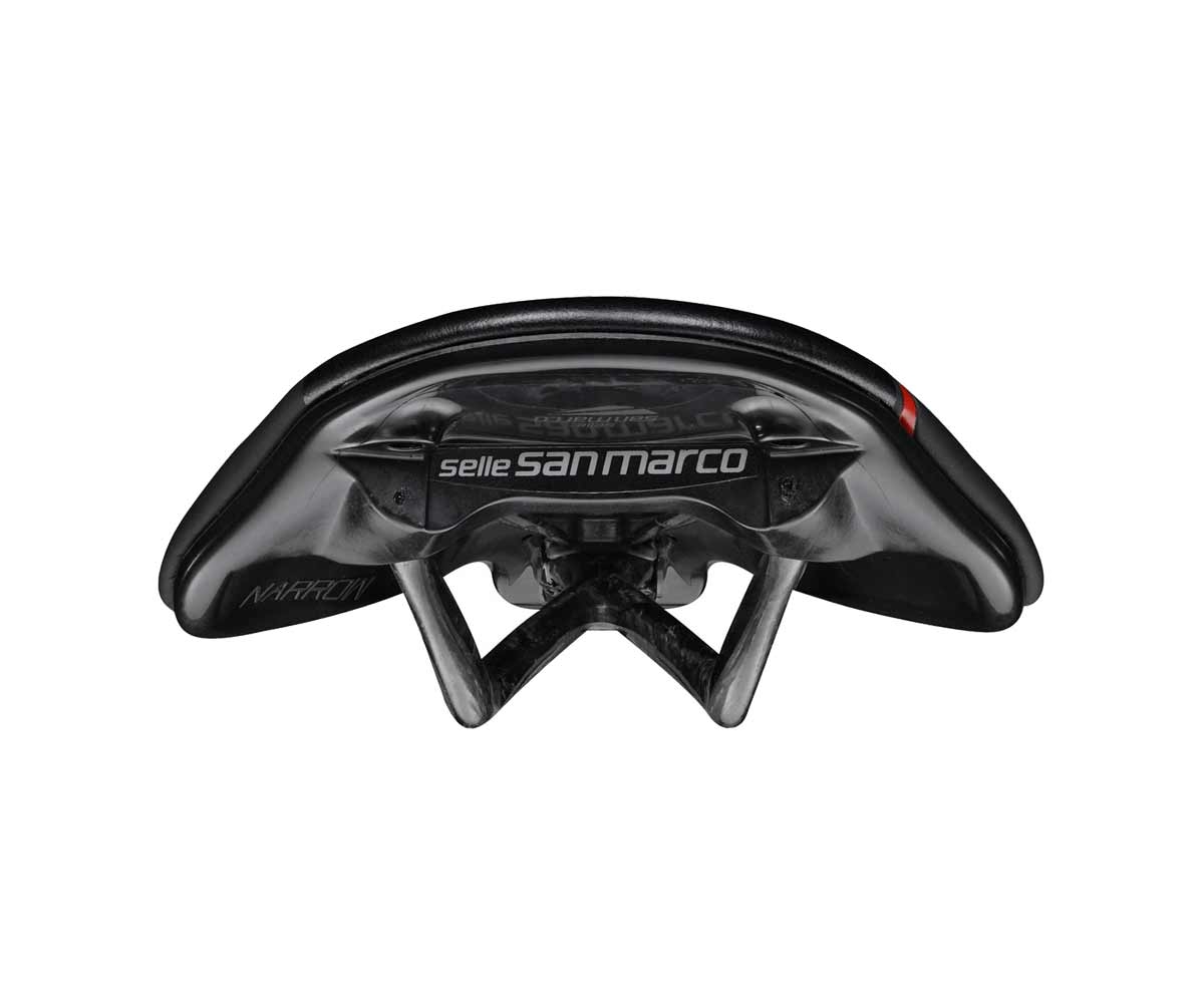 Selle San Marco ShortFit 130 Carbon FX Saddle Narrow S3 Black Frame Carbon