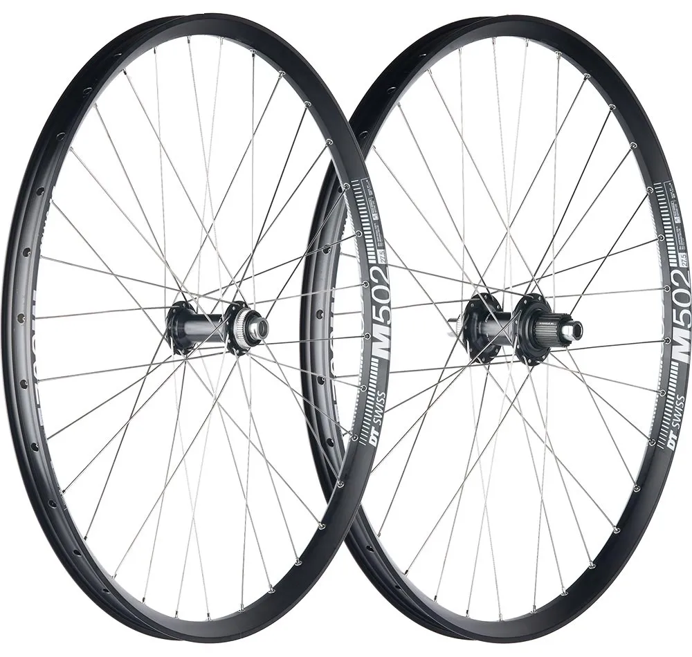 27.5-inch MTB wheelset: Shimano XT M8110 Rotor Micro Spline hubs + DT Swiss M 502 Disc rims | built by TNC