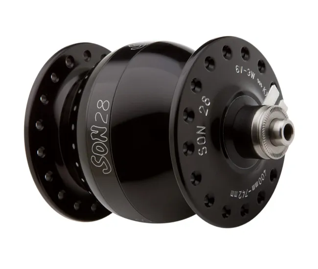 Schmidt SON 28 hub dynamo, black anodised, 32-hole