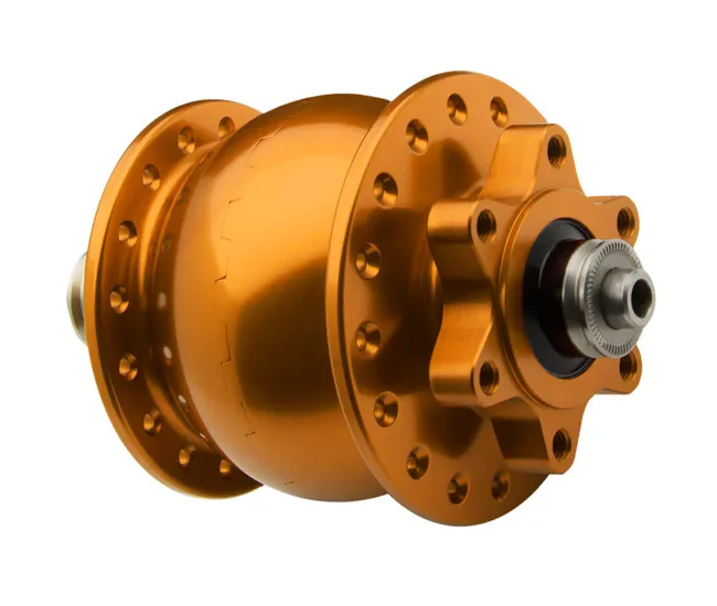 Schmidt SON 28 Hub Dynamo Disc 6-hole, orange anodised, 36-hole