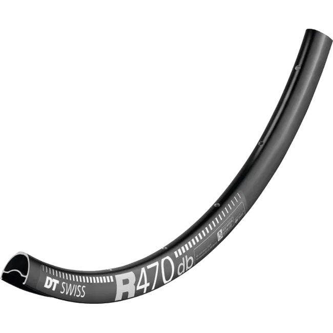DT Swiss R 470 DB Road Disc Rim 28 inches / 700C black 32-hole