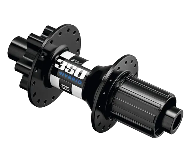 DT Swiss 350 Hybrid Rear Hub Classic Disc 6-hole 36-hole X12 Rotor HG10